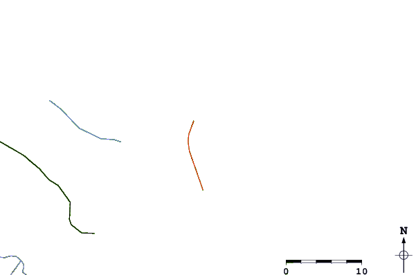 Roads and rivers around Bluff