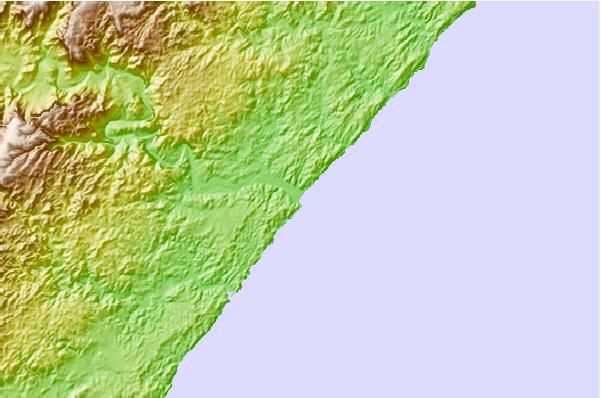 Surf spots located close to Blythedale