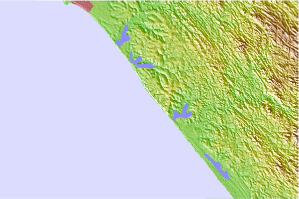 Surf spots located close to Boar Rice