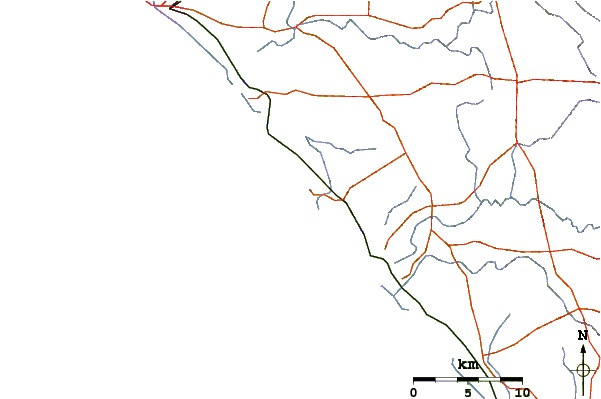 Roads and rivers around Boar Rice