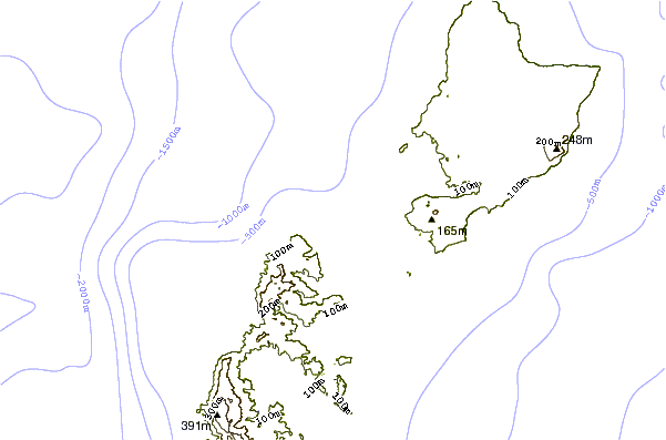 Shoreline around Boat Basin Lefts