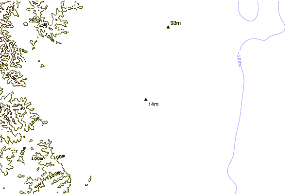 Shoreline around BoatRamp
