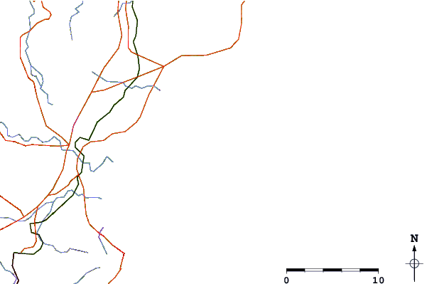 Roads and rivers around BoatRamp