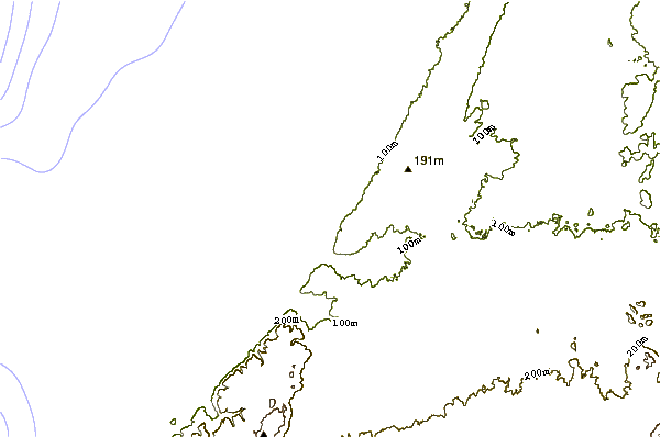 Shoreline around Boats Point
