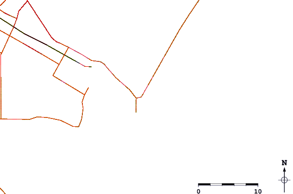 Roads and rivers around Bob Hall Pier