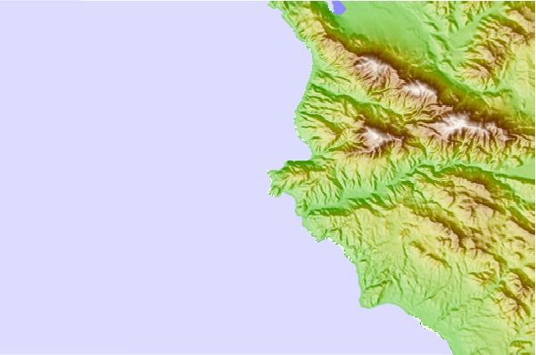 Surf spots located close to Boca De Santo Tomas