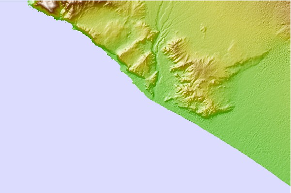 Surf spots located close to Boca del Rio
