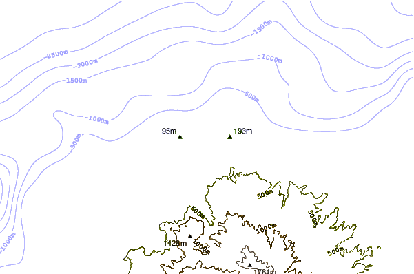 Shoreline around Bocabarranco