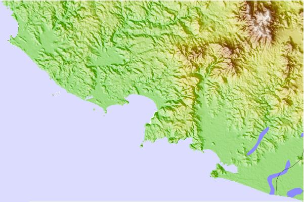 Surf spots located close to Boca de los Iguanas