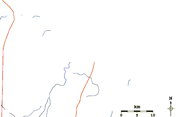 Roads and rivers around Boca do Poco