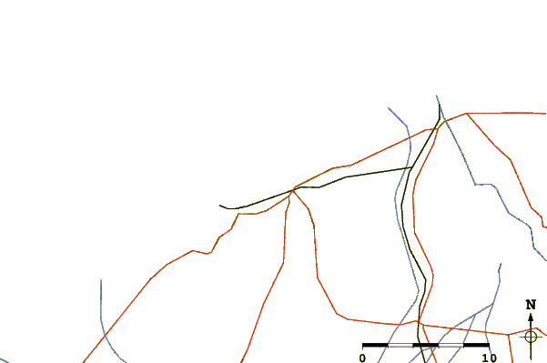 Roads and rivers around Bog Works
