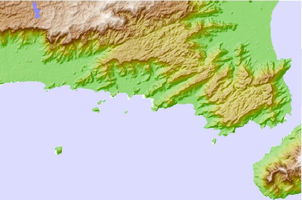 Surf spots located close to Boicucanga