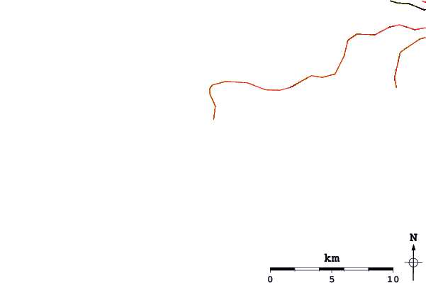Roads and rivers around Boiler Left