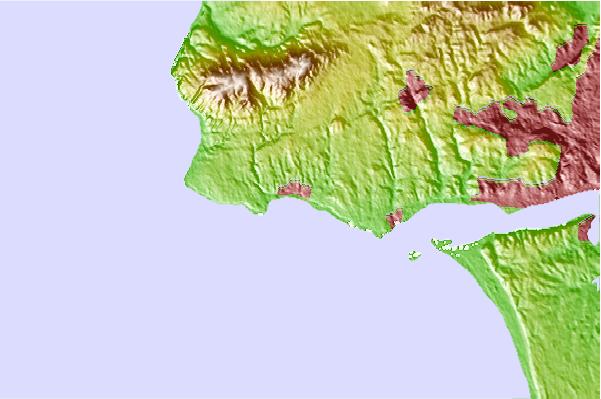 Surf spots located close to Bolina