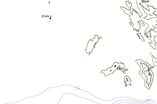 Shoreline around Bolonia