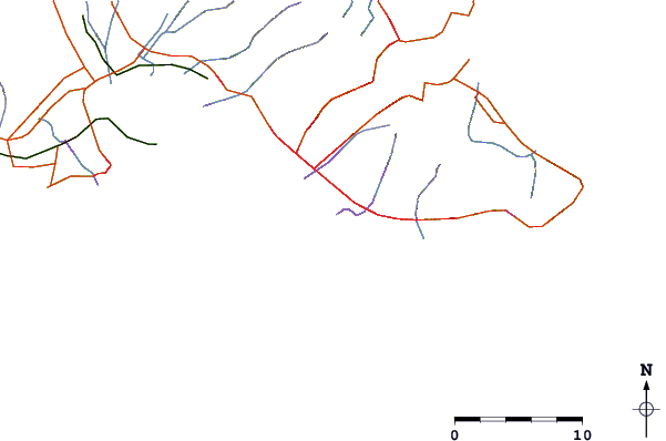 Roads and rivers around Bomboras