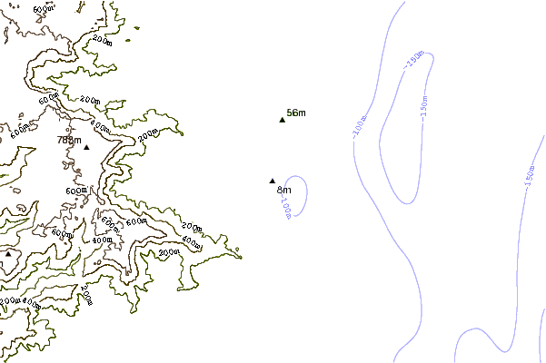 Shoreline around Boneyard