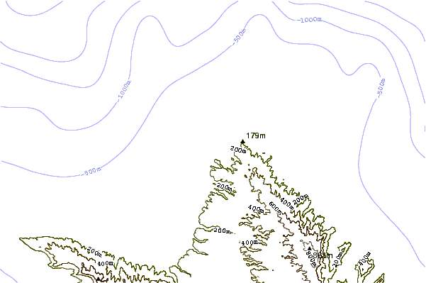 Shoreline around Boneyards