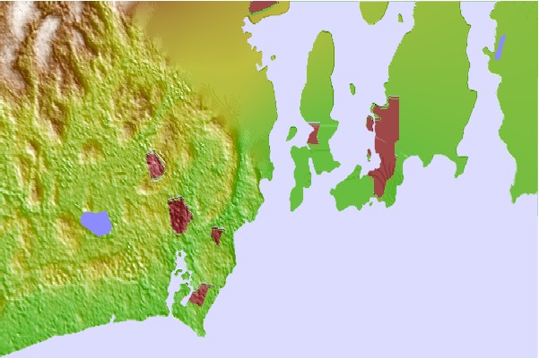 Surf spots located close to Bonnet Point