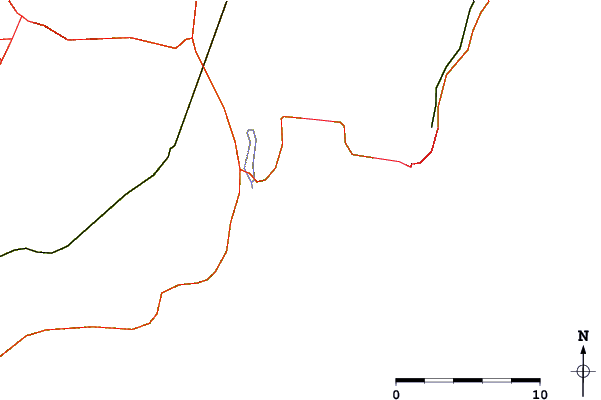 Roads and rivers around Bonnet Shores Point