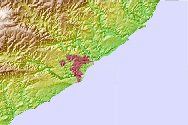 Surf spots located close to Bonza Bay