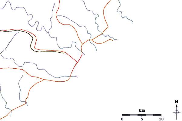 Roads and rivers around Bonza Bay