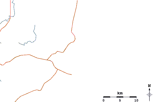 Roads and rivers around Boomerang Beach (South)