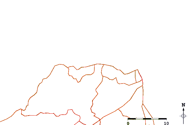 Roads and rivers around Boquines