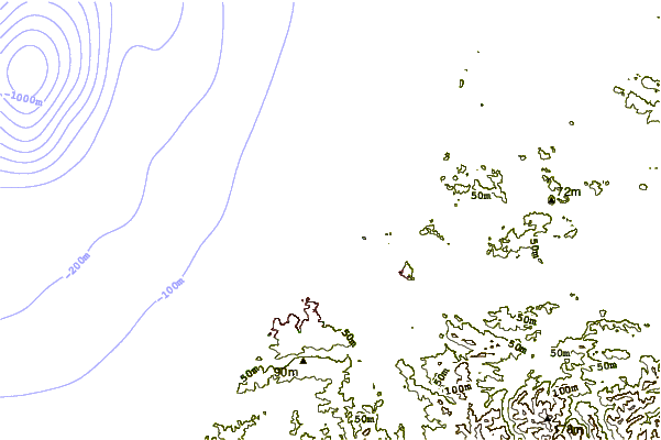 Shoreline around Boucau