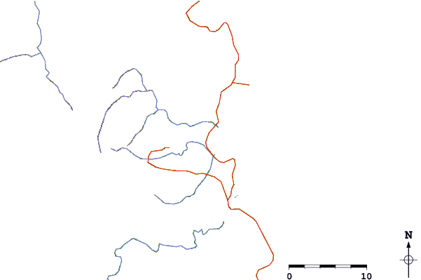 Roads and rivers around Boulevard