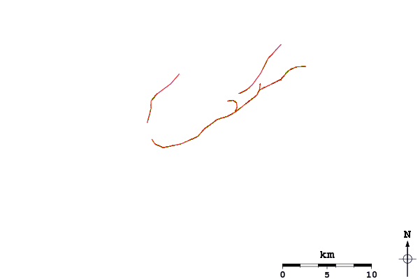 Roads and rivers around Bouncer Beach
