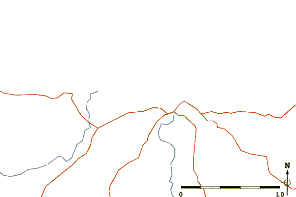 Roads and rivers around Boyndie Bay