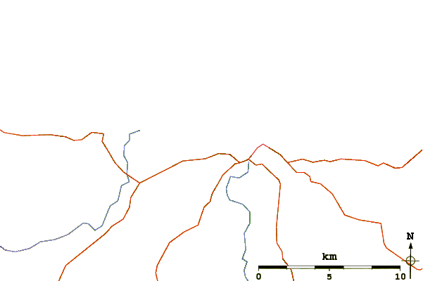 Roads and rivers around Boyndie Bay