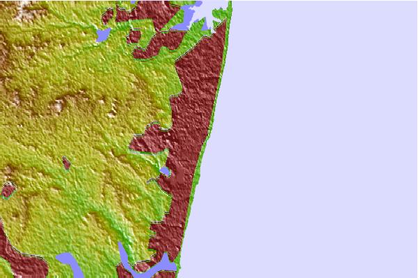 Surf spots located close to Bradley Beach