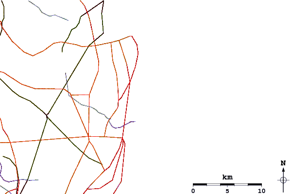 Roads and rivers around Bradley Beach