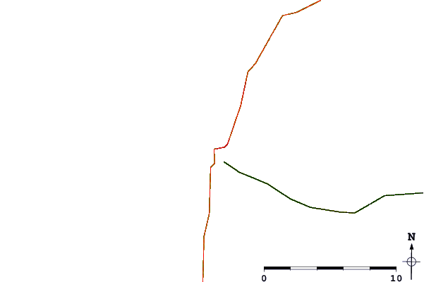 Roads and rivers around Brandenburg Westerland (Sylt)