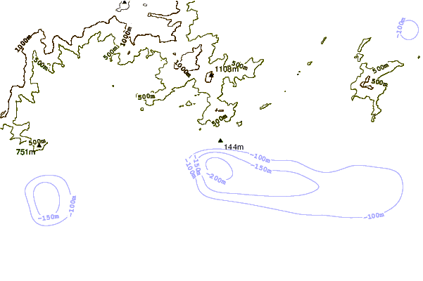 Shoreline around Brava do Camburi Leste