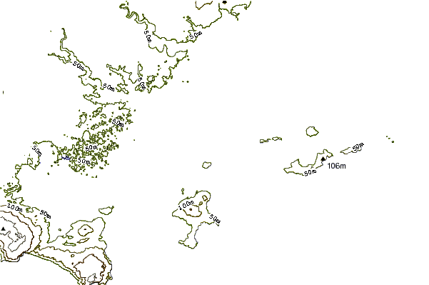 Shoreline around Bremer Bay