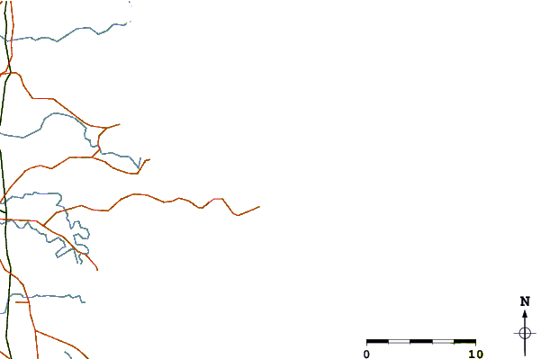Roads and rivers around Bribie Island