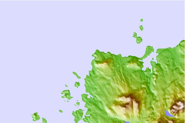 Surf spots located close to Brinlack Point (Bloody Foreland)