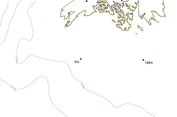 Shoreline around British Beach