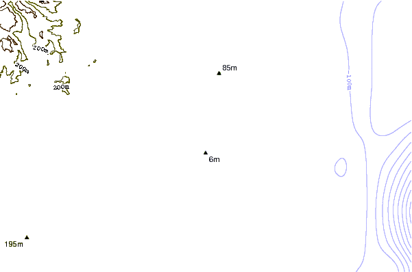 Shoreline around Broken Head