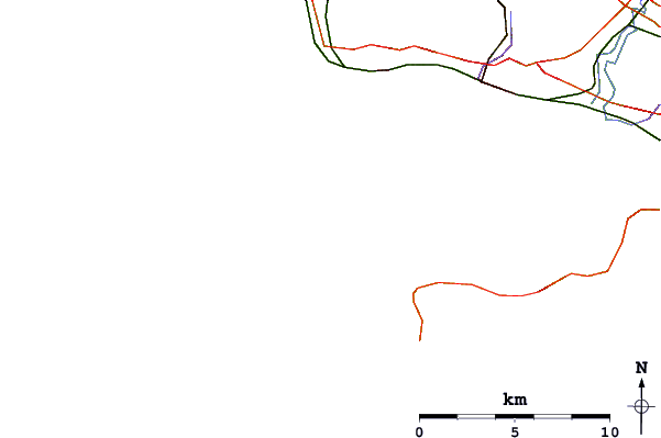 Roads and rivers around Broughton
