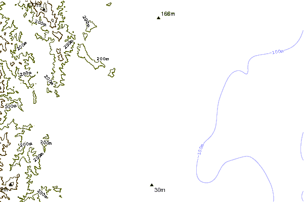 Shoreline around Broulee North