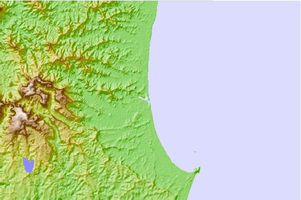 Surf spots located close to Brunswick River