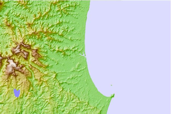 Surf spots located close to Brunswick River-South