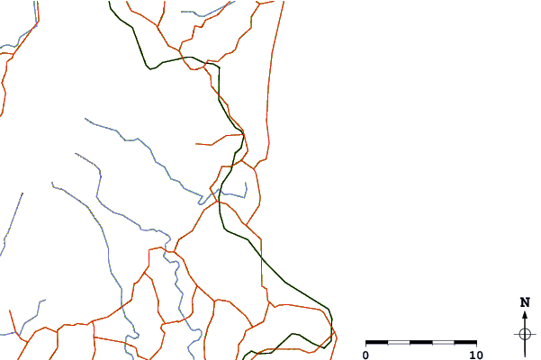 Roads and rivers around Brunswick River-South