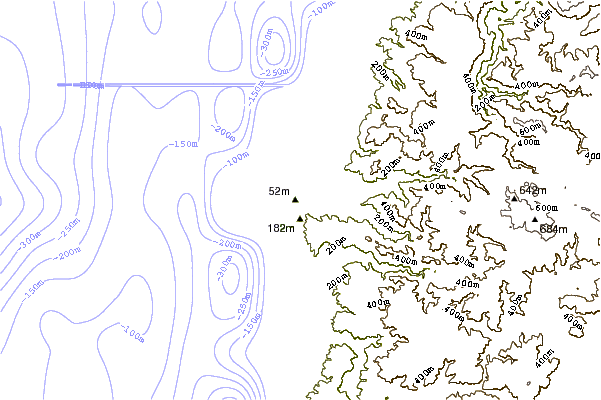 Shoreline around Buchupureo