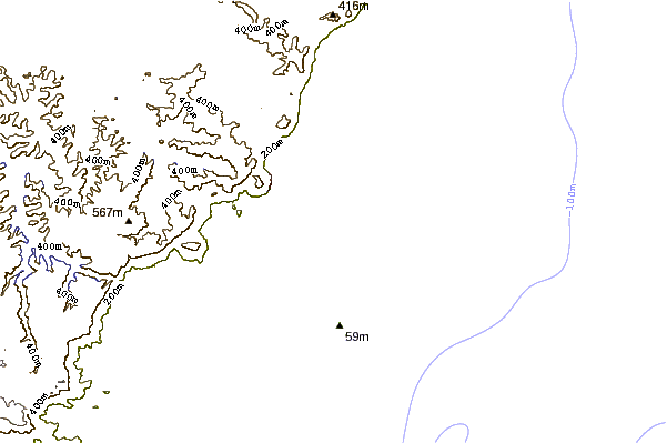Shoreline around Bulli Beach