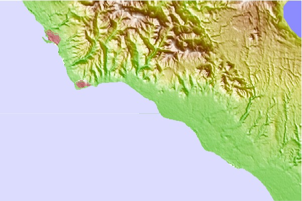 Surf spots located close to Bunker